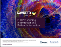 Formatted GAVRETO Prescribing Information