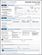 Oncology Prescriber Service Form