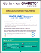 About GAVRETO Fact Sheet for Patients