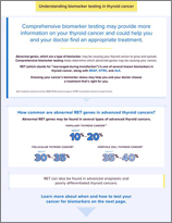 Biomarker Testing in Advanced Thyroid Cancer Fact Sheet for Patients