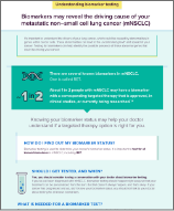 Biomarker Testing in mNSCLC Fact Sheet for Patients