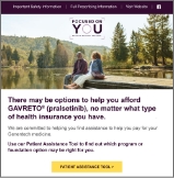 GAVRETO Patient Email Program