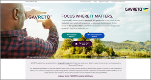 GAVRETO Patient Website