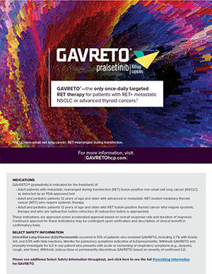 GAVRETO Product Brochure