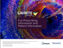 Formatted GAVRETO Prescribing Information