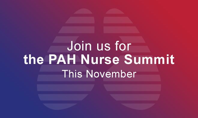 Join us for The PAH Nurse Summit This November in Clearwater, FL.