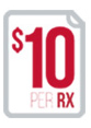$10 Per RX