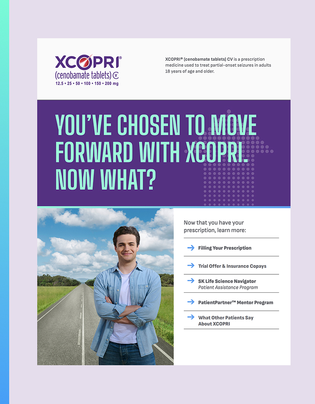 XCOPRI® (cenobamate tablets) CV next steps guide