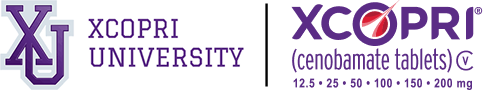 XCOPRI® (cenobamate tablets) logo